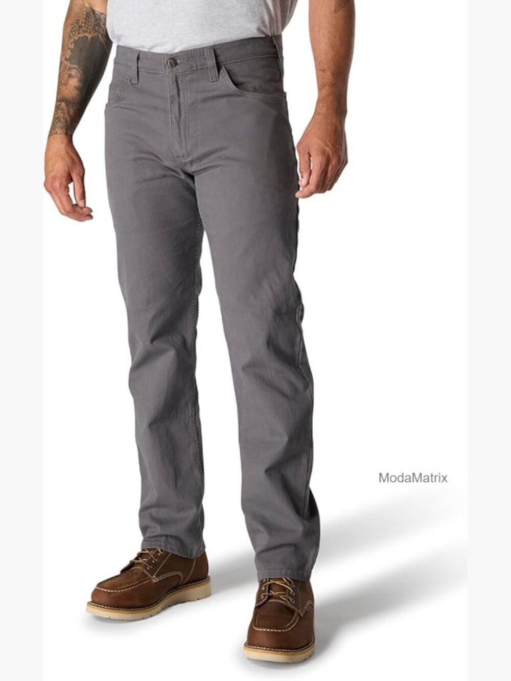Men's Relaxed Straight Cargo Pants with Stretch
